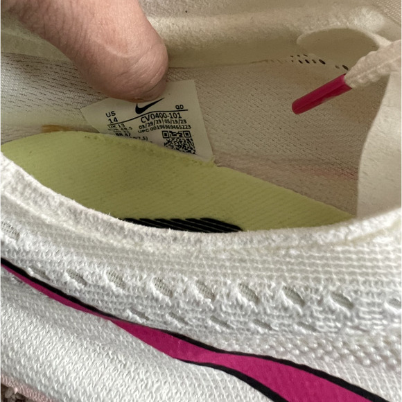 NIKE Zoom X Dragonfly Track Spikes White Pink Blast men's 14 NEW - Picture 7 of 10